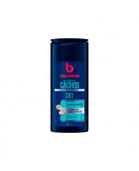 SHAMPOO CACHOS E CRESPOS 3X1 200ML BOZZANO COTY