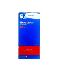 SINVASTACOR 40MG 30COM REVESTIDOS SANDOZ