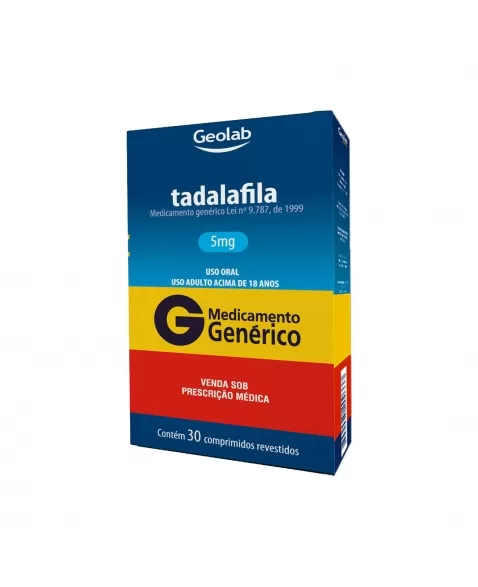 TADALAFILA 5MG 30COM GEOLAB