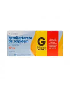 ZOLPIDEM 10MG 30COM B1* NOVARTIS