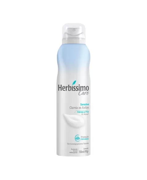 DESODORANTE AEROSSOL HERBÍSSIMO CARE SENSITIVE 150ML DANA