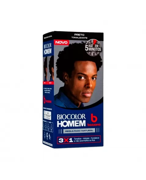 BIOCOLOR HOMEM TONALIZANTE PRETO COTY