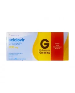 ACICLOVIR 200MG 25COM NOVARTIS