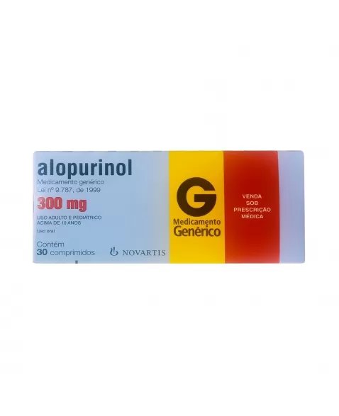 ALOPURINOL 300MG 30COM NOVARTIS