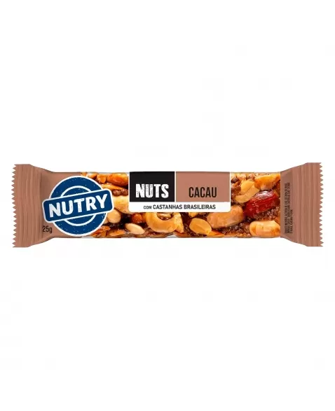 BARRA NUTRY NUTS CACAU 25G NUTRIMENTAL