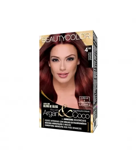 BEAUTYCOLOR KIT 4.66 VERMELHO PROFUNDO