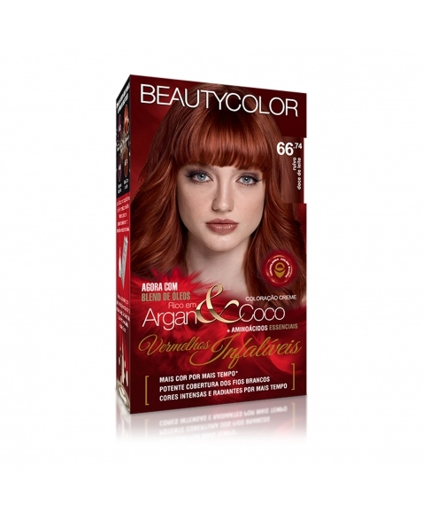 BEAUTYCOLOR KIT 66.74 RUIVO DOCE DE LEITE