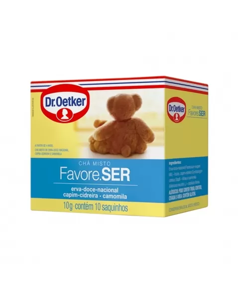 CHÁ FAVORE.SER 10G C/10 SACHÊS DR.OETKER