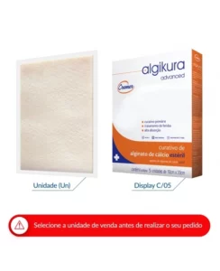 CURATIVO ADVANCED ALGINATO DE CÁLCIO 10X20CM CREMER