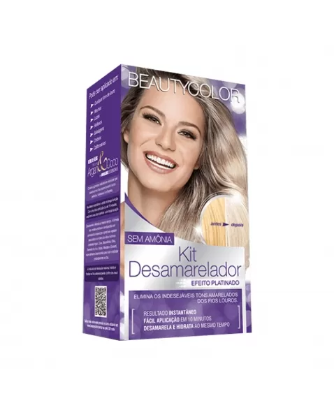 DESAMARELADOR S/ AMÔNIA KIT BEAUTYCOLOR