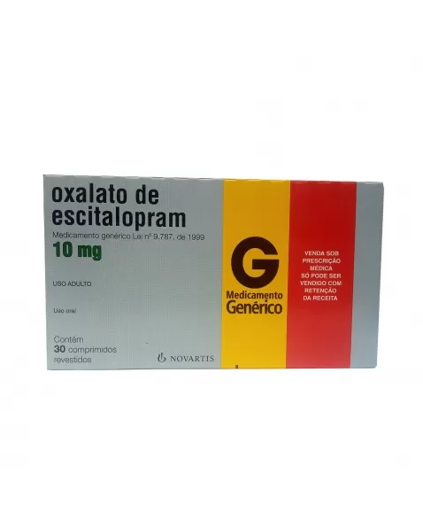 ESCITALOPRAM 10MG 30COM C1* NOVARTIS