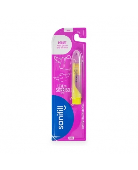 ESCOVA DENTAL POCKET MACIA SANIFILL COTY