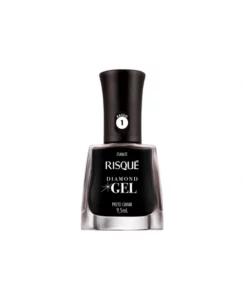 ESMALTE RISQUÉ DIAMOND GEL PRETO CAVIAR 9,5ML COTY