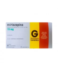 MIRTAZAPINA ODT 15MG 28COM C1* NOVARTIS