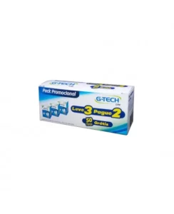 PACK TIRAS REAGENTES LITE LEVE 3 PAGUE 2 C/50 G-TECH