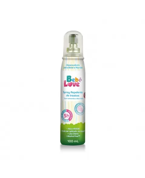 REPELENTE INSETOS BEBÊ LOVE SPRAY 100ML NUTRIEX