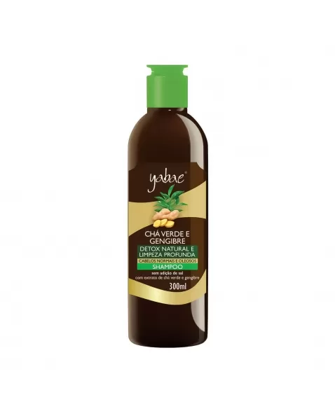 SHAMPOO YABAE CHÁ VERDE E GENGIBRE 300ML NATUPHITUS