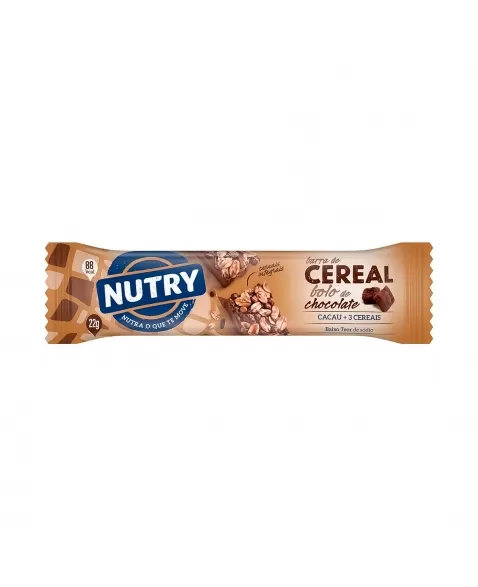 BARRA NUTRY BOLO DE CHOCOLATE 22G NUTRIMENTAL