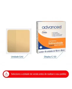 CURATIVO ADVANCED HIDROCOLOIDE EXTRA FINO 10X10CM CREMER