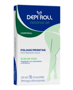 FOLHAS PRONTAS CORPORAL ÓLEO DE COCO 8 PARES DEPIROLL