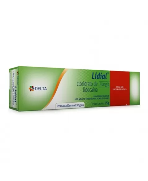 LIDIAL POMADA 5% 50MG 25G DELTA