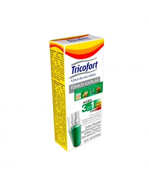 LOÇÃO TÔNICA CAPILAR  2X20ML TRICOFORT