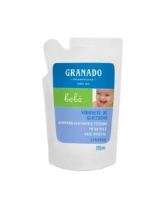 REFIL SABONETE LÍQUIDO GLICERINA BEBÊ LAVANDA 250ML GRANADO