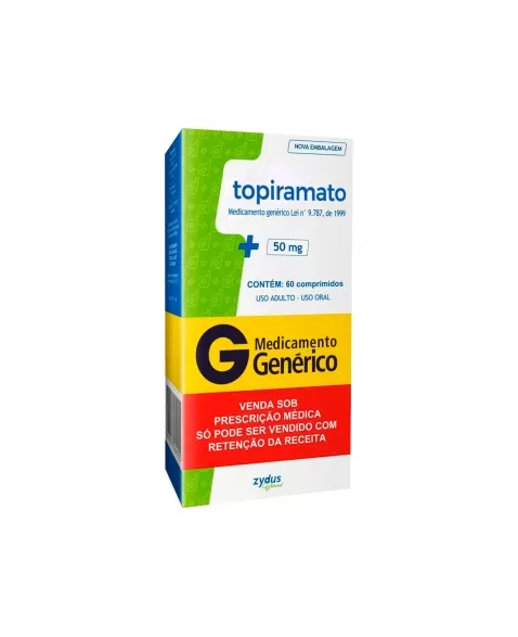 TOPIRAMATO 50MG 60COM C1* ZYDUS