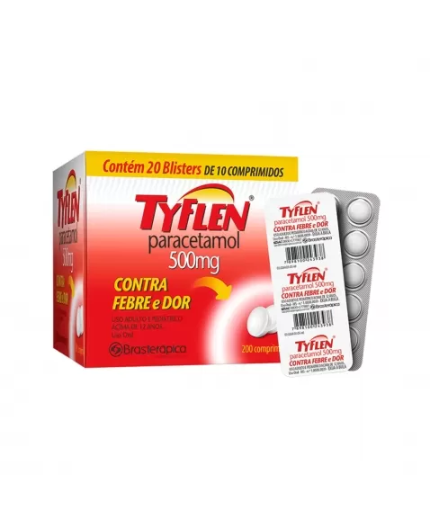 TYFLEN 20BL 10COM 500MG BRASTERÁPICA