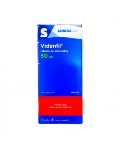 VIDENFIL 50MG 4COM SANDOZ