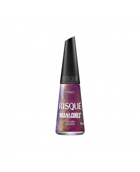 ESMALTE RISQUÉ METÁLICO MANI CORES JOGA PRO UNIVERSO COTY