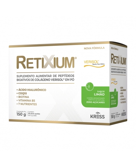 RETIXIUM LIMÃO C/30 STICK SACHÊS 5G KRESS