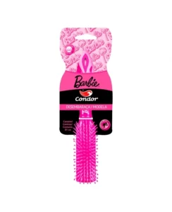 ESCOVA DE CABELO RETANGULAR PLANA BARBIE CONDOR