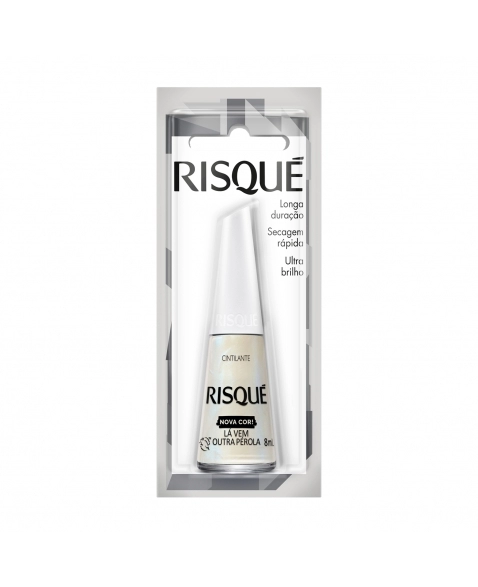 ESMALTE RISQUÉ CINTILANTE LÁ VEM OUTRA PÉROLA BLISTER COTY