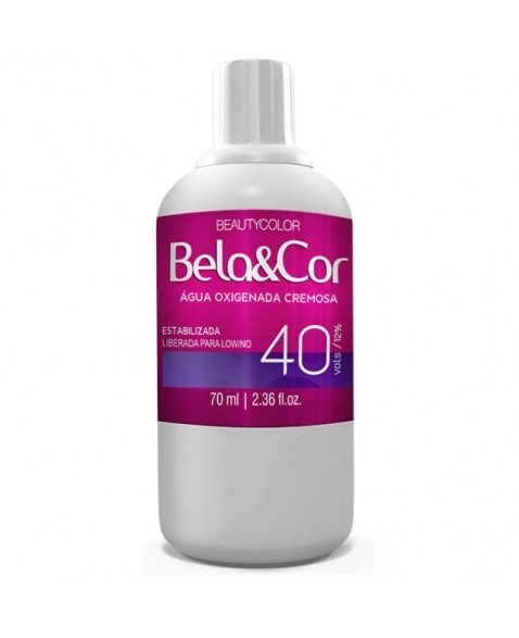 ÁGUA OXIGENADA 40 VOLUMES 70ML CREMOSA BELA&COR