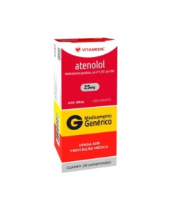 ATENOLOL 25MG 30COM VITAMEDIC
