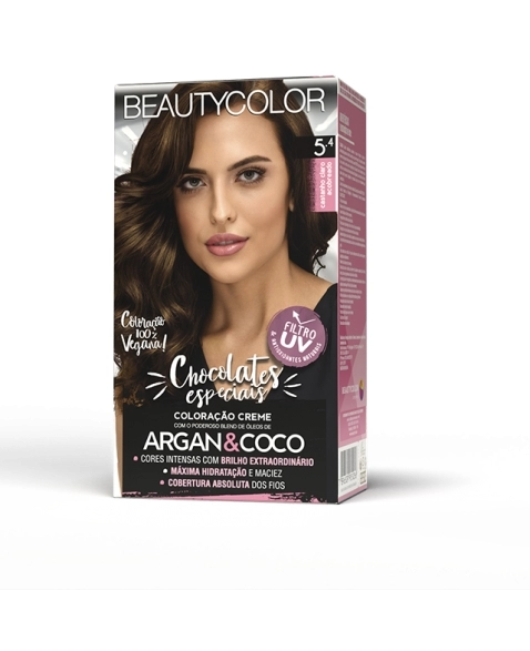 BEAUTYCOLOR KIT 5.4 CASTANHO CLARO ACOBREADO