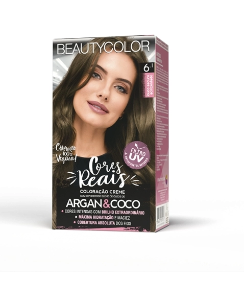 BEAUTYCOLOR KIT 6.1 LOURO ESCURO ACINZENTADO