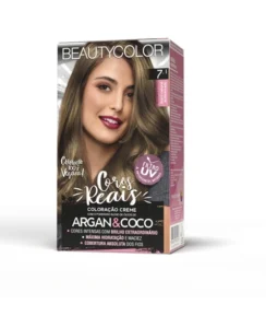 BEAUTYCOLOR KIT 7.1 LOURO NATURAL ACINZENTADO