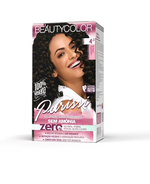 BEAUTYCOLOR PURÍSSI SEM AMÔNIA 4.0 CASTANHO NATURAL