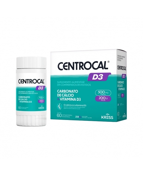 CENTROCAL D3 500MG 60 COMPRIMIDOS KRESS