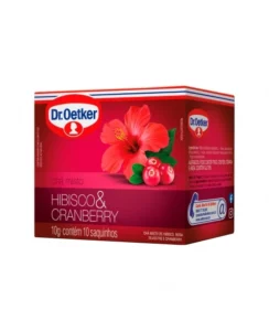 CHÁ HIBISCO E CRANBERRY 10G C/10 SACHÊS DR.OETKER