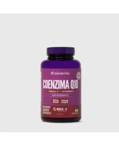 COENZIMA Q10 + ÔMEGA 3 + VITAMINA E 60CAPS SANAVITA