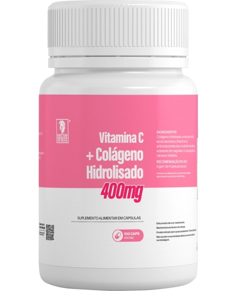 COLÁGENO HIDROLISADO   VITAMINA C 400MG 100CAPS DOCTOR BERGER
