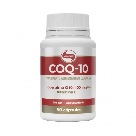 COQ-10 COENZIMA 60CAPS 100MG POR PORÇÃO VITAFOR