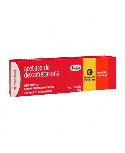 DEXAMETASONA CREME 0,1MG/ML 10G VITAMEDIC