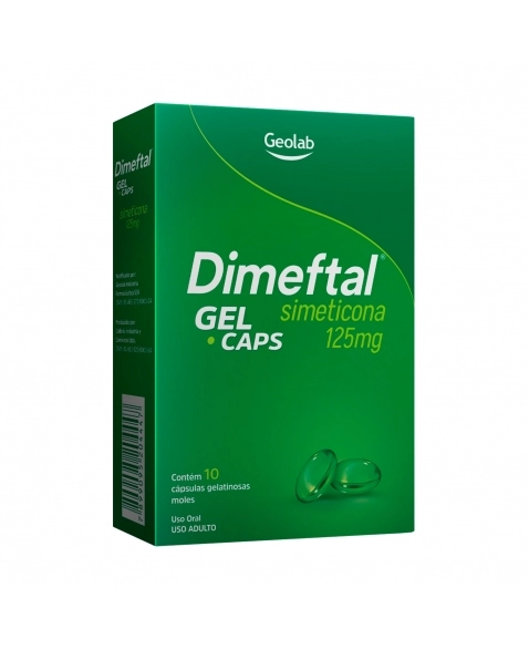 DIMEFTAL 125MG 10CAPS GELATINOSAS GEOLAB