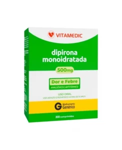 DIPIRONA MONOIDRATADA 500MG 200COM VITAMEDIC