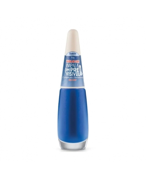 ESMALTE IMPALA CREMOSO IMPREVISÍVEL DUO COLOR COMPLICADA PERFEITINHA BLISTER MUNDIAL