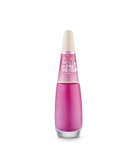 ESMALTE IMPALA CREMOSO IMPREVISÍVEL DUO COLOR TIMIDA BISCOITEIRA BLISTER MUNDIAL